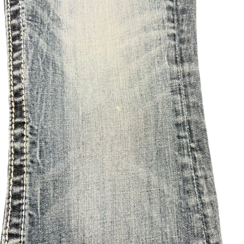 Miss Me Jeans Signature Boot (JE84628R) - Size 28 - Fleur De Lis Pockets - - Picture 12 of 13